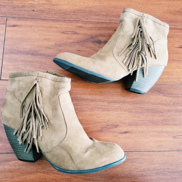 Mossimo Supply Co. Shoes - Mossimo Brown Suede Booties